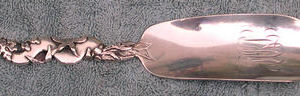 A Sterling Shoehorn in the Aesthetic Style Made by George Shiebler